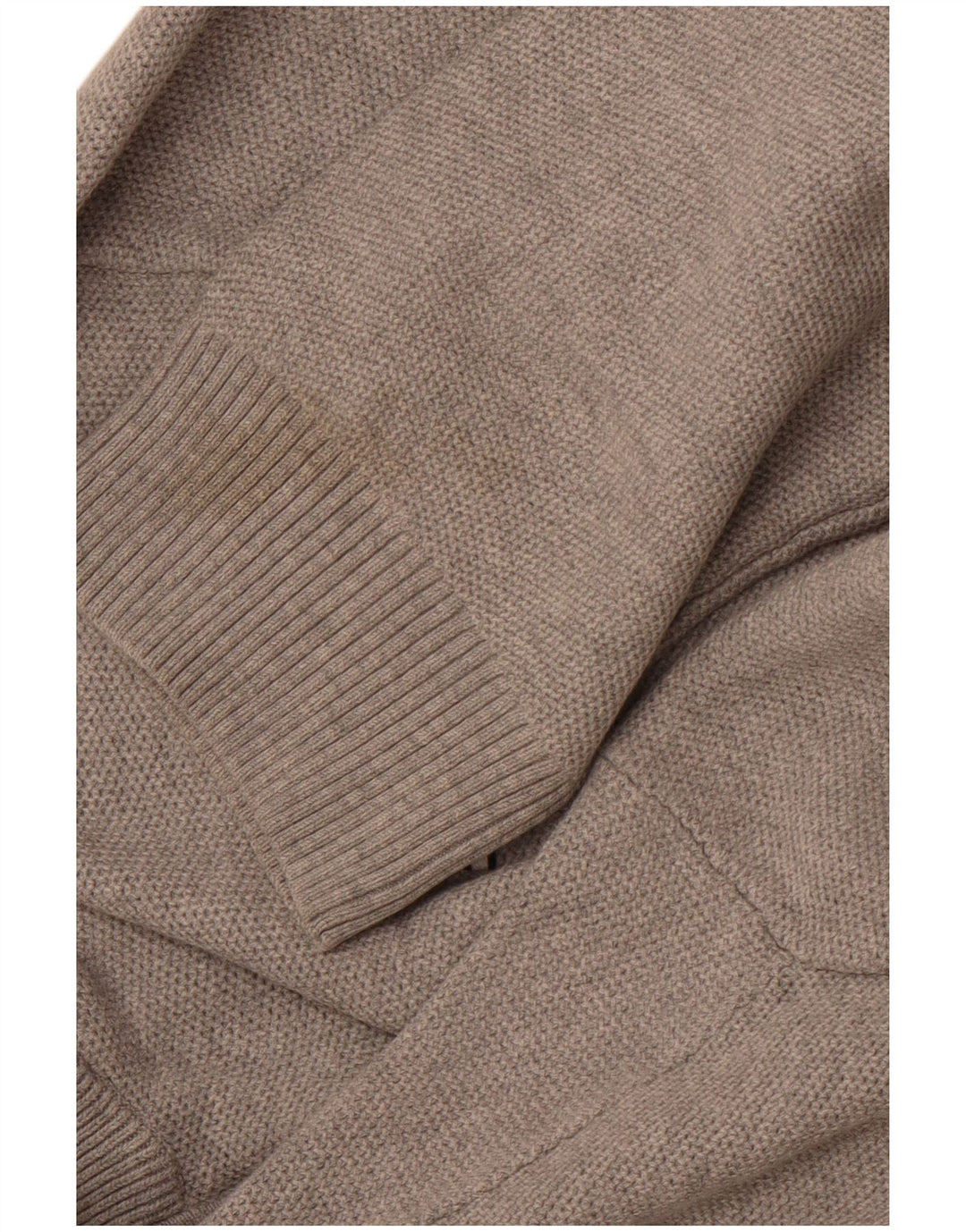 TOMMY HILFIGER Męski sweter zapinany na zamek XL, szary, bawełniany