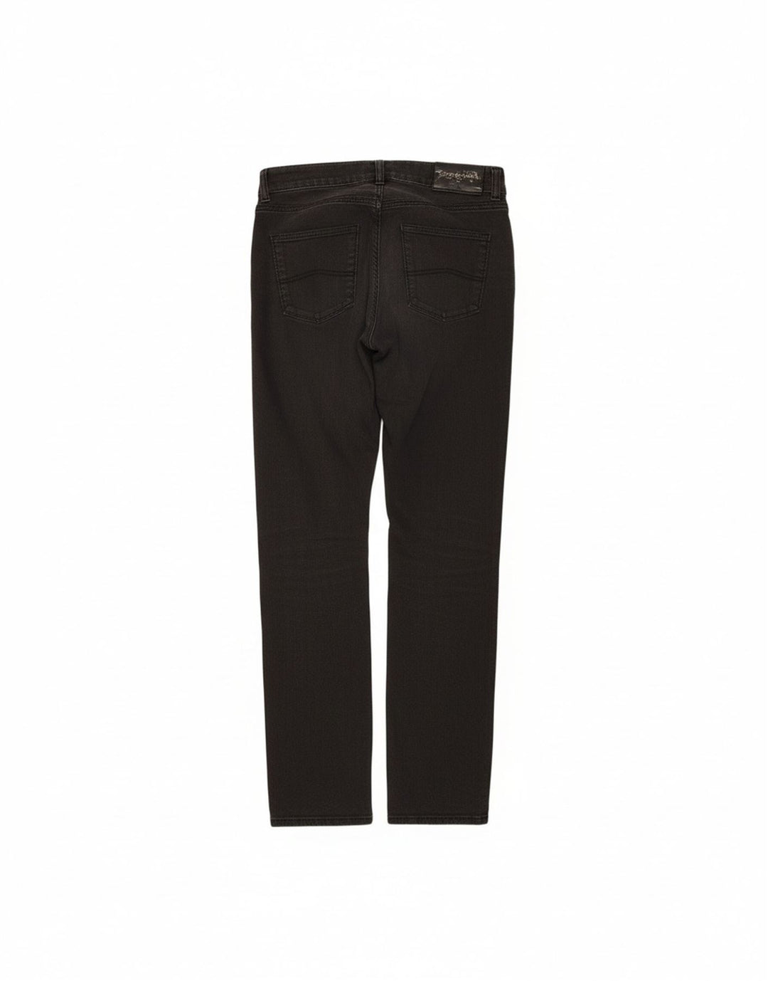 ARMANI Womens Slim Jeans W29 L30 Black Cotton