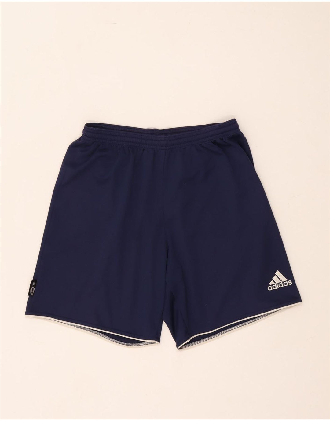 Męskie spodenki sportowe Adidas, małe, granatowe, poliestrowe