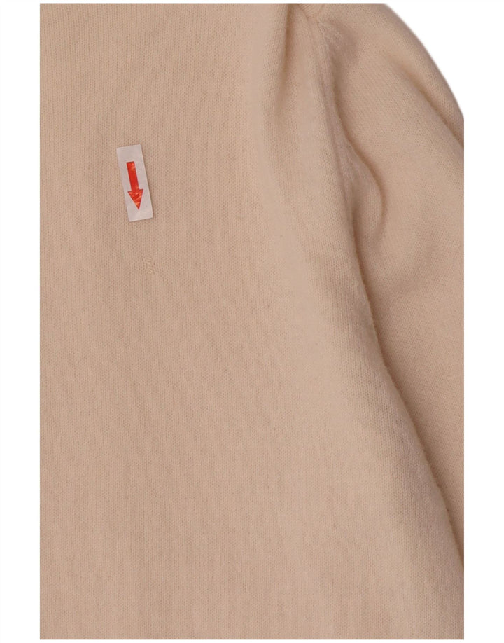 Sweter damski Massimo Dutti UK 14 Średni beż wełniany