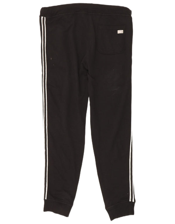Męskie spodnie dresowe Diesel Joggers EU 54 2XL Czarne bawełniane w paski