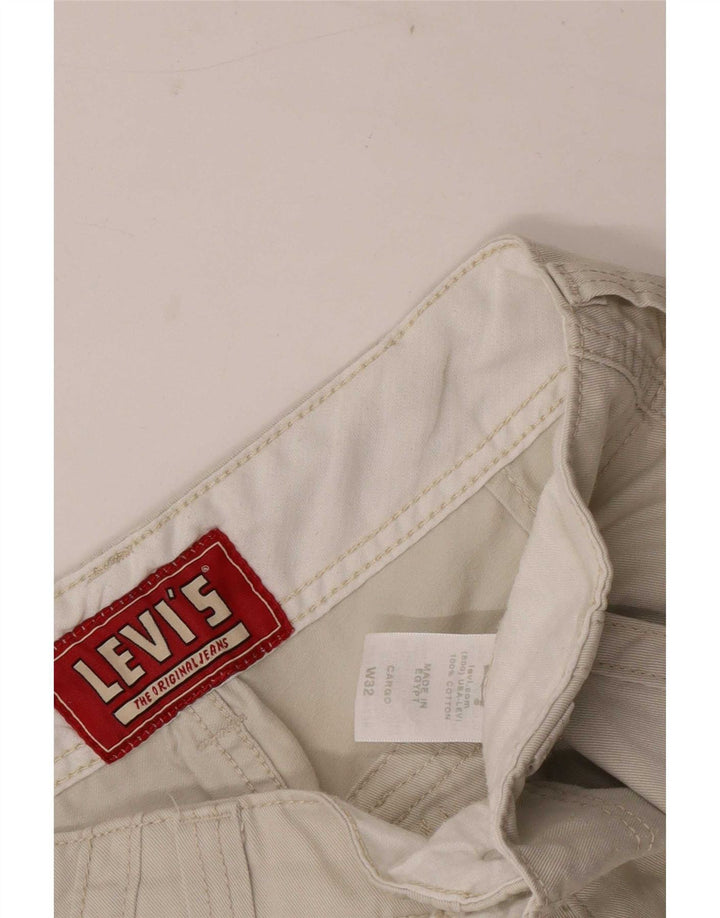 Męskie spodenki cargo Levi's W32 beżowa bawełna