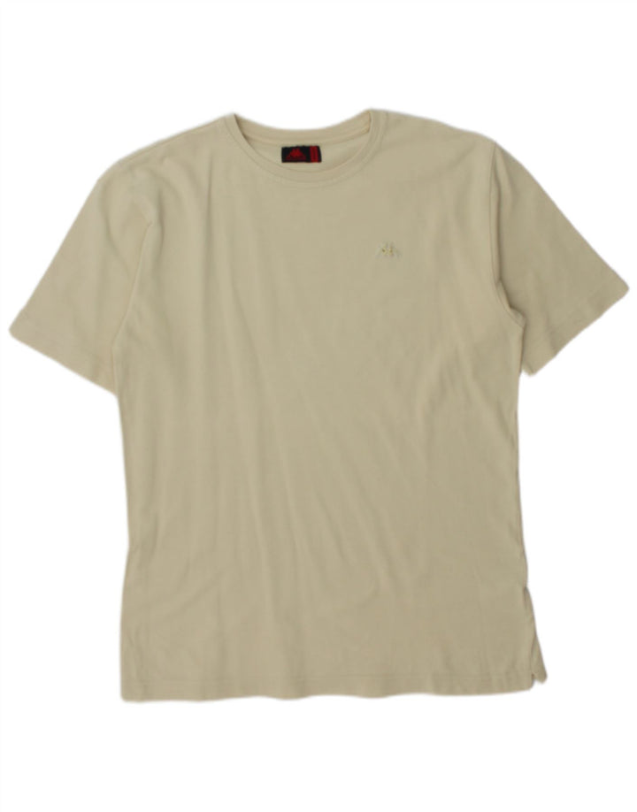 T-shirt męski Kappa Top średni beż bawełniany
