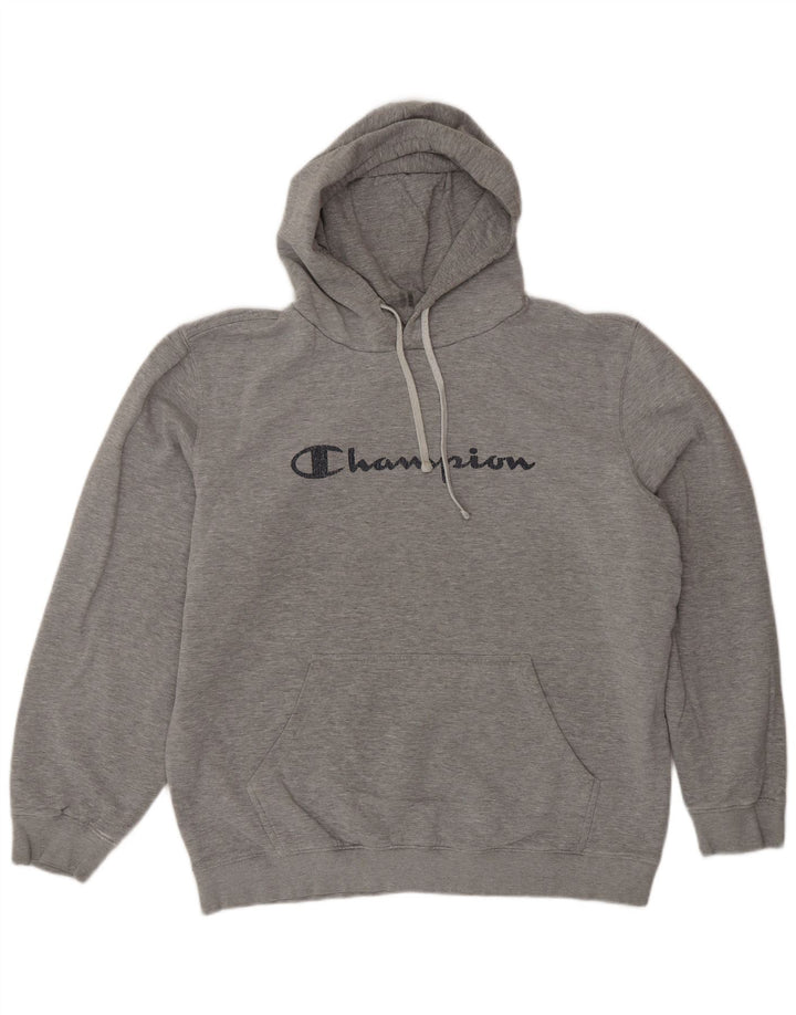 Męski sweter z kapturem Champion Graphic 2XL w kolorze szarym