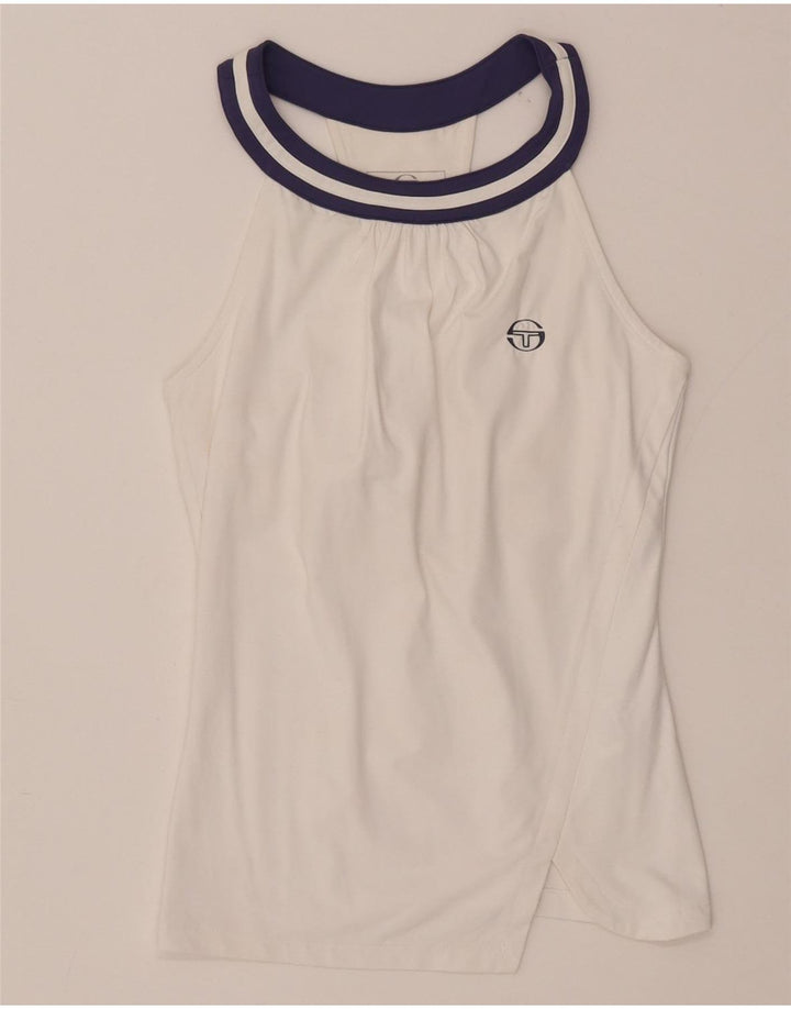 Damska kamizelka Sergio Tacchini UK 4 XS, biały nylon
