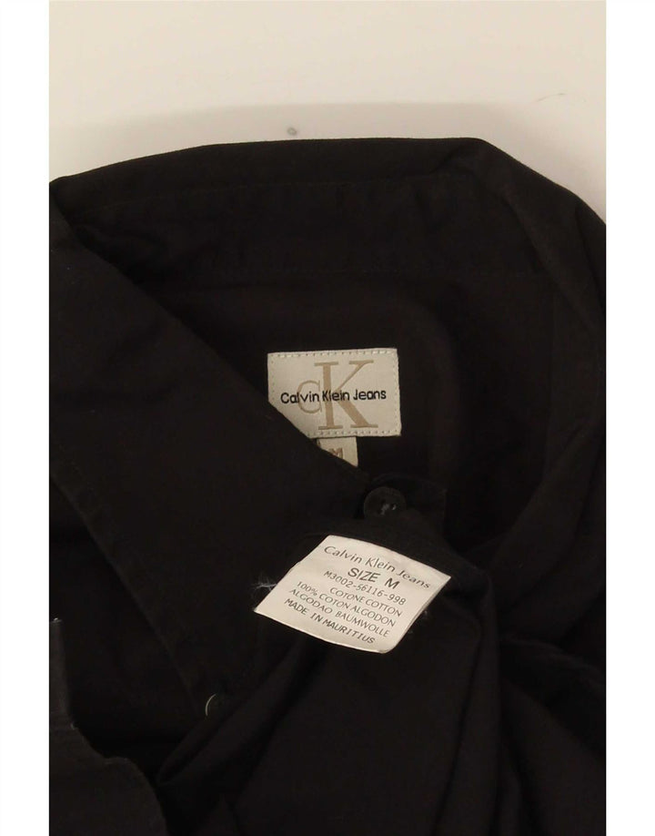 Koszula męska Calvin Klein Jeans, średnia czarna, bawełniana