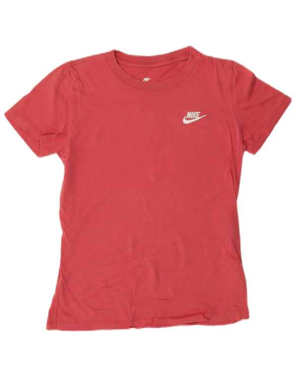 Damska koszulka oversize Nike Top UK 6 XS, różowa, bawełniana