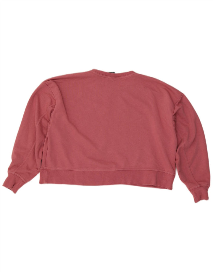 Damska bluza dresowa Nike Oversized Crop Graphic, UK 14, średni róż
