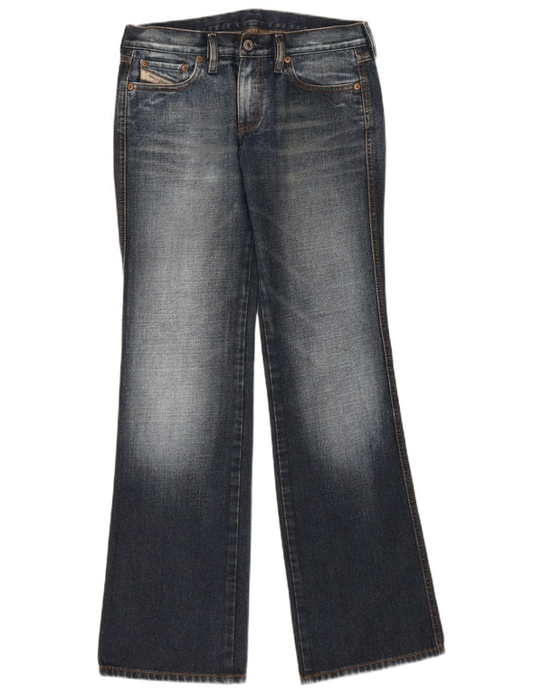 DIESEL Damskie jeansy Bootcut W28 L31 Granatowe, bawełniane