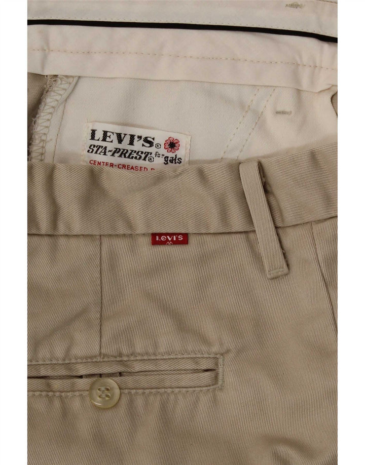 Męskie proste spodnie chino Levi's W30 L28 beżowe