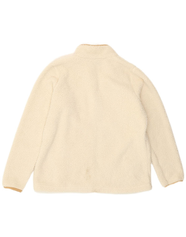 Męska kurtka polarowa Columbia UK 40, duża, biała, poliestrowa