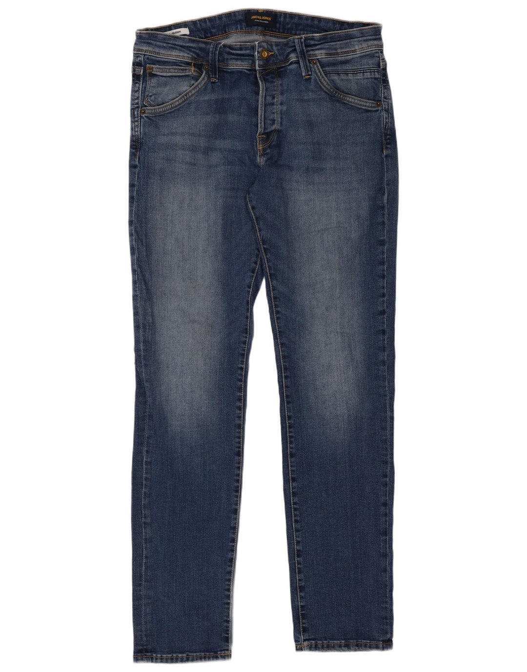 Męskie jeansy Jack & Jones GLENN Slim W32 L32 Niebieskie bawełniane