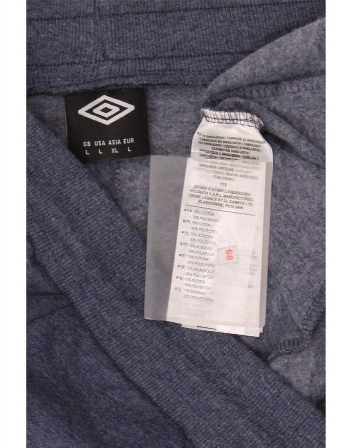 Męskie spodnie dresowe Umbro, duże, niebieskie, bawełniane