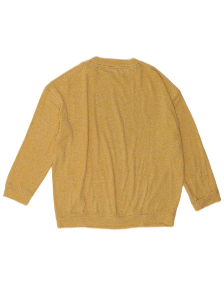 Marks & Spencer Damska bluzka oversize UK 10, mała, żółta, nakrapiana