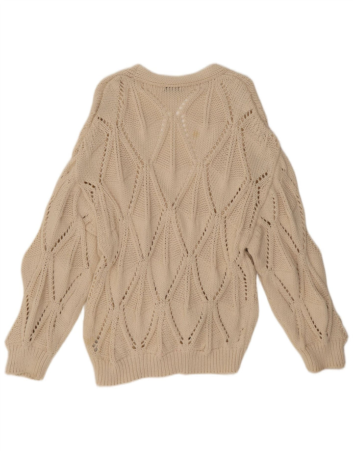 Sweter damski Zara UK 14, średni beż, bawełna