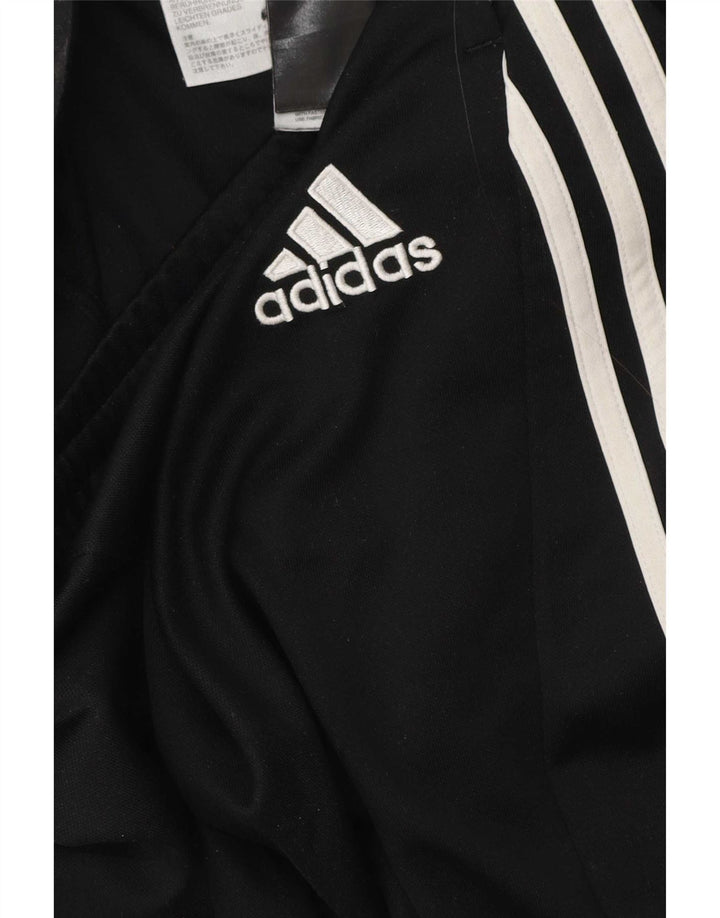 Męskie spodnie dresowe Adidas, średni czarny poliester