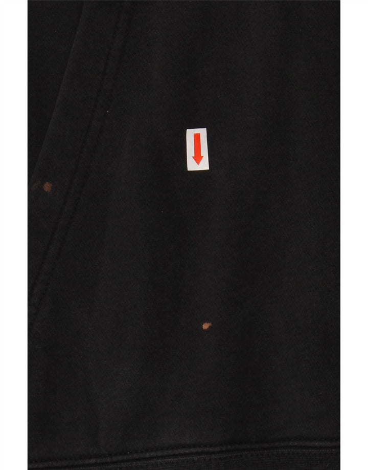 Męski sweter z kapturem NIKE, duży, czarny, bawełniany