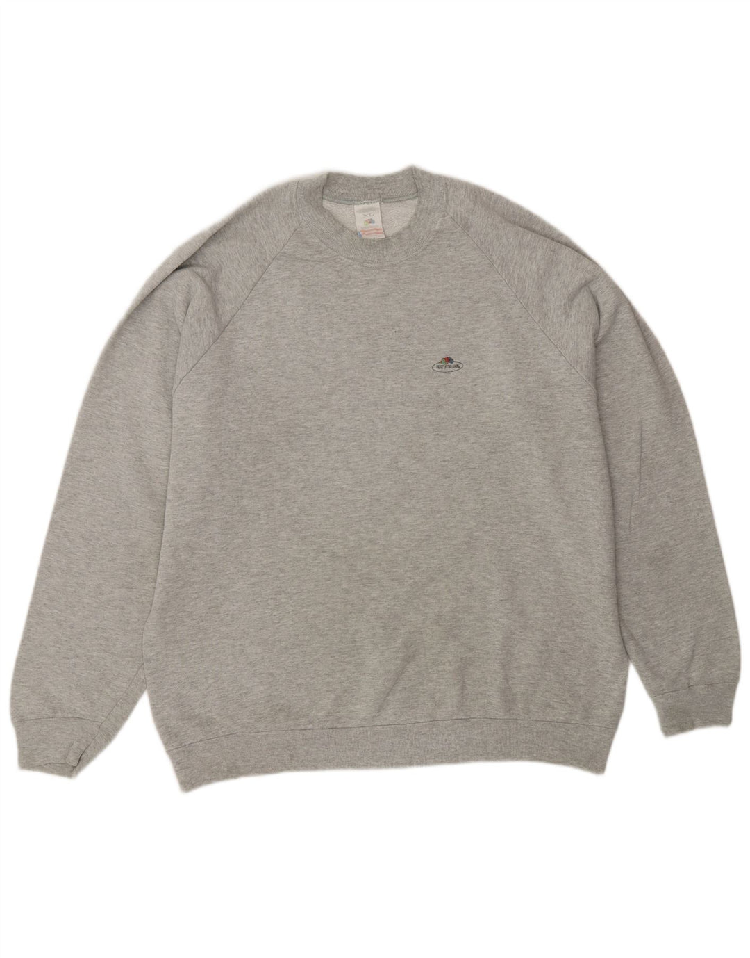 Bluza męska w stylu vintage, sweter XL, szara bawełna