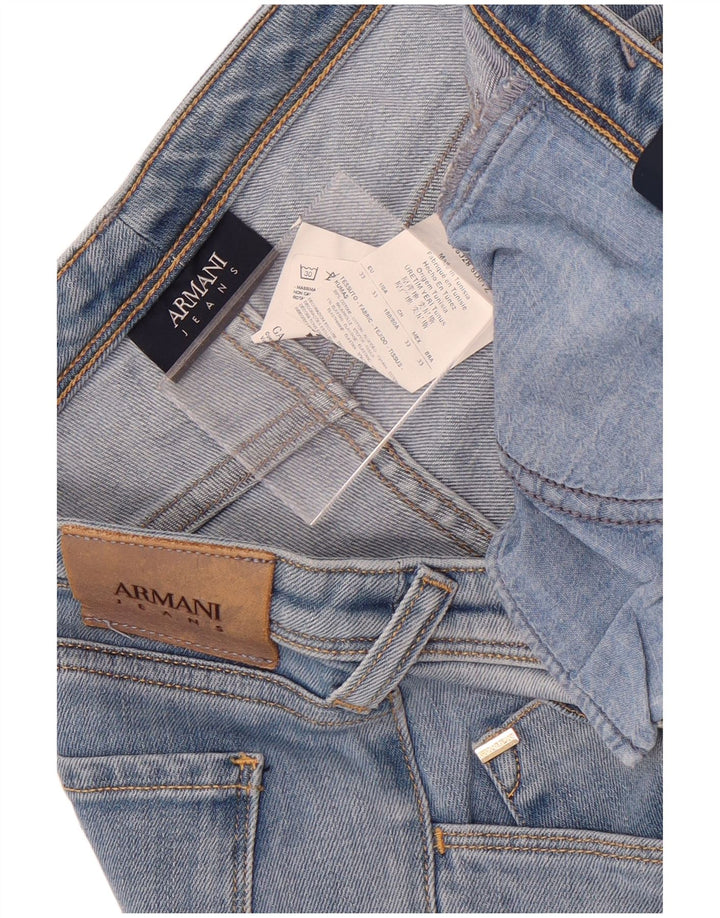 Damskie jeansy Skinny Armani W33 L31 Niebieskie bawełniane