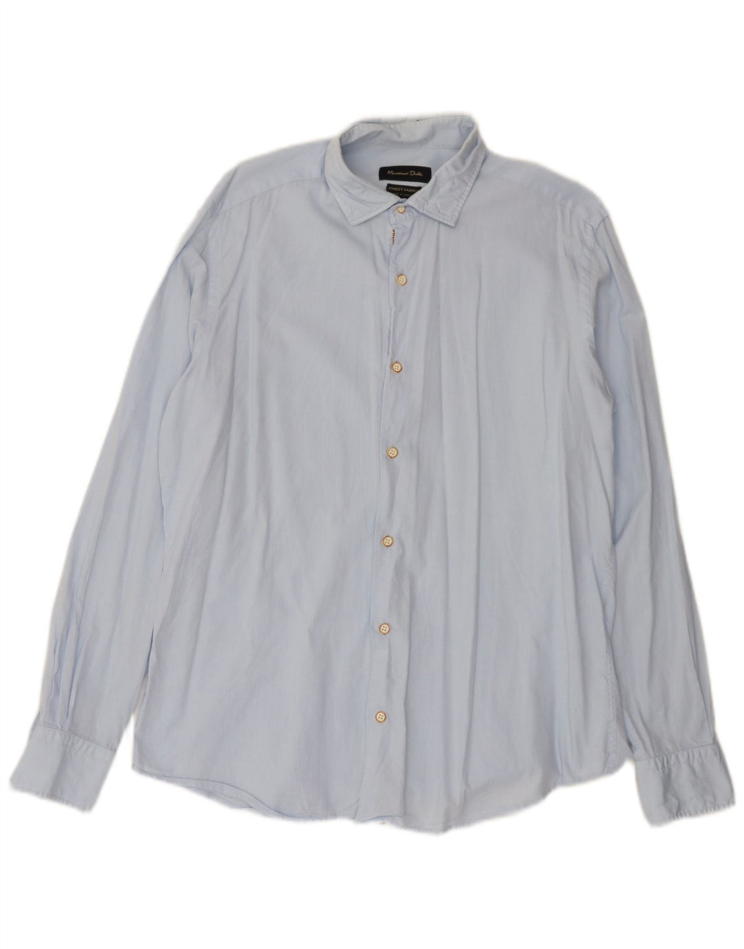 Koszula męska Massimo Dutti, duża niebieska
