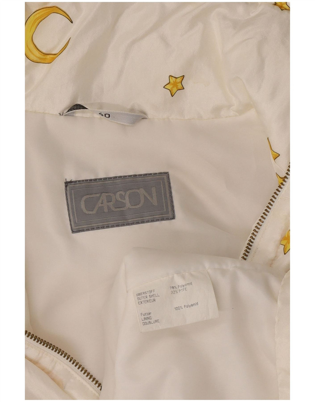 Damska kurtka wiatrówka Carson Graphic Pullover EU 40 Medium White