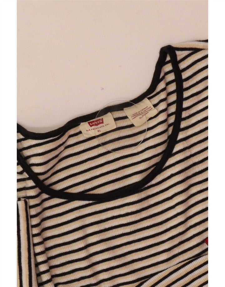 Damska koszulka Levi's Top UK 18 XL w wielokolorowe paski
