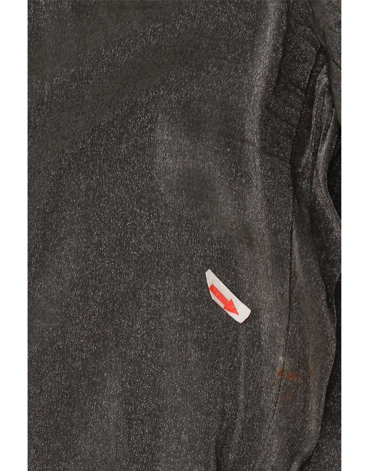 Damskie proste spodnie casual Marks & Spencer W32 L30 Szara wiskoza