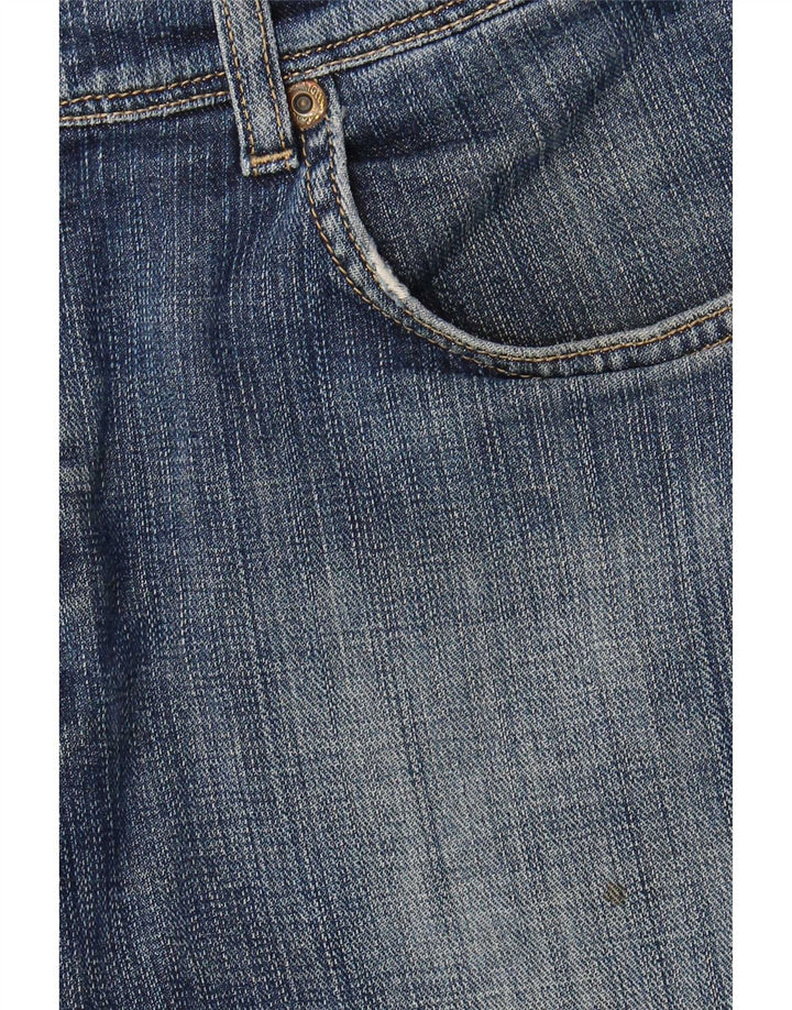Męskie proste dżinsy Wrangler W32 L30 niebieskie