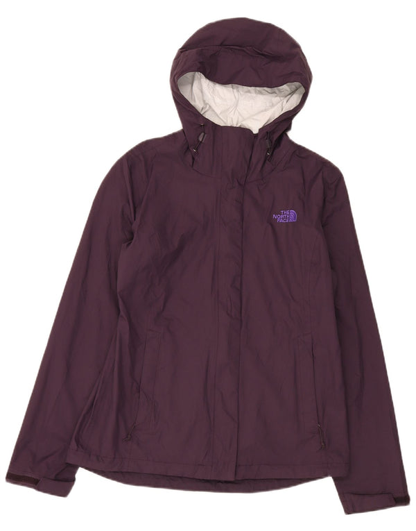 Damska kurtka wiatrówka z kapturem The North Face UK 10, mały, fioletowy nylon