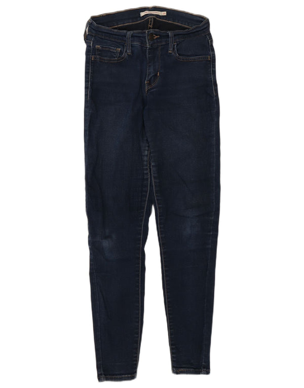 Damskie jeansy Levi's 710 Super Skinny W25 L28 Granatowa bawełna