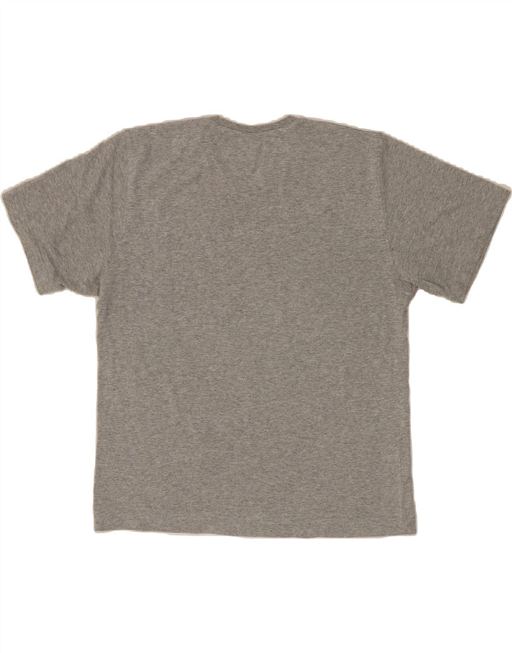 REEBOK Mens Graphic T-Shirt Top Large Grey Cotton Vintage Reebok and Second-Hand Reebok from Messina Hembry 