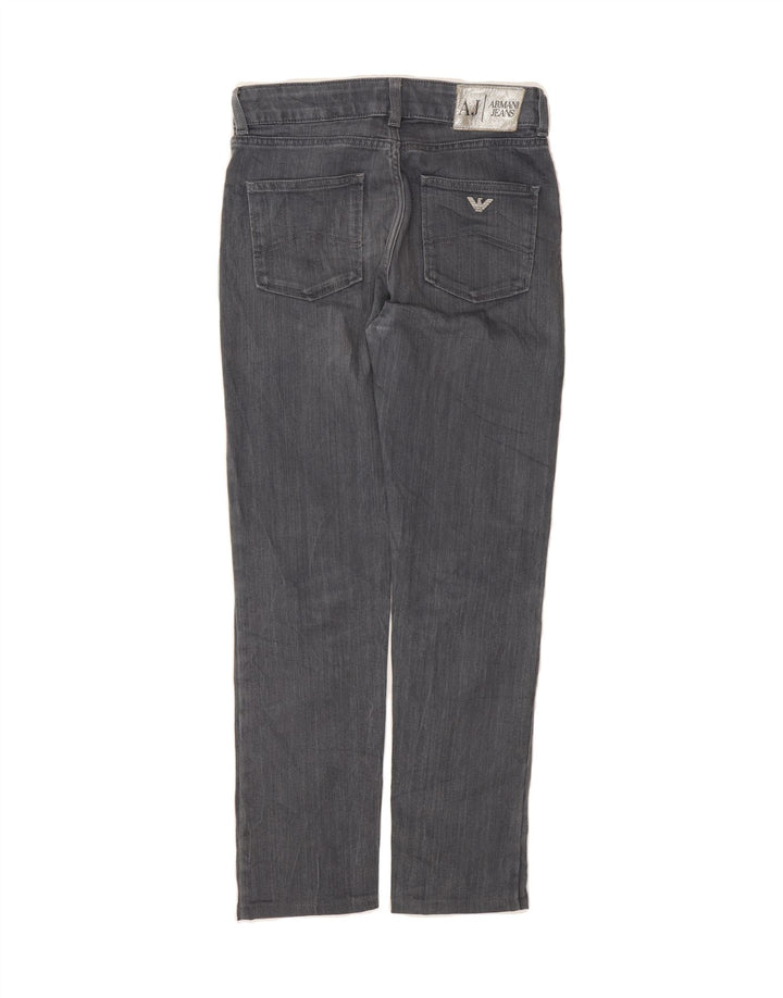 ARMANI Womens Slim Jeans W27 L28 Navy Blue Vintage Armani and Second-Hand Armani from Messina Hembry 