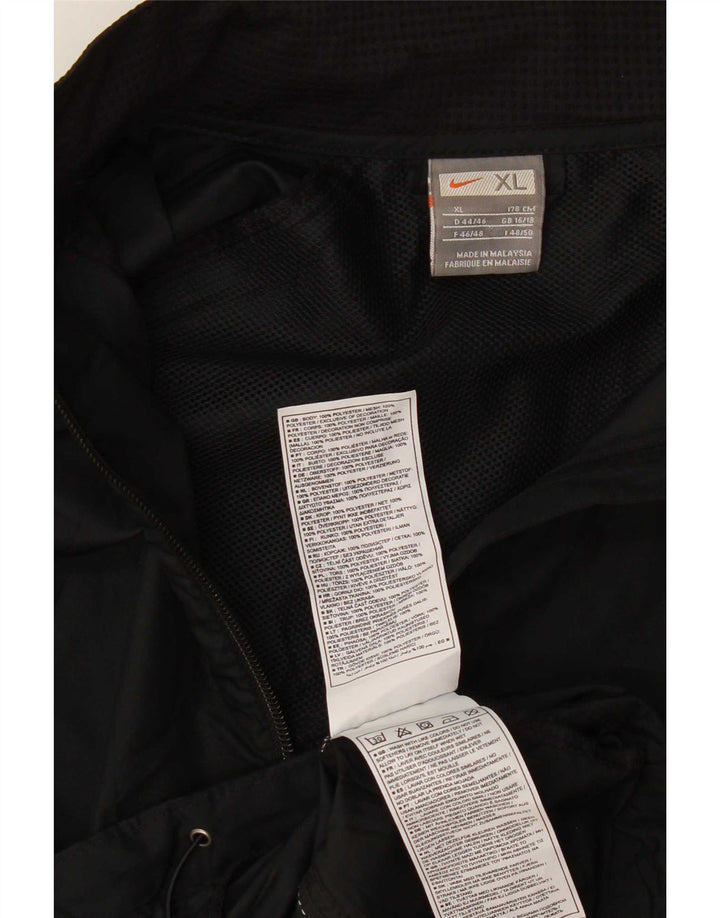 Damska kurtka dresowa Nike UK 16/18 XL, czarna, poliestrowa