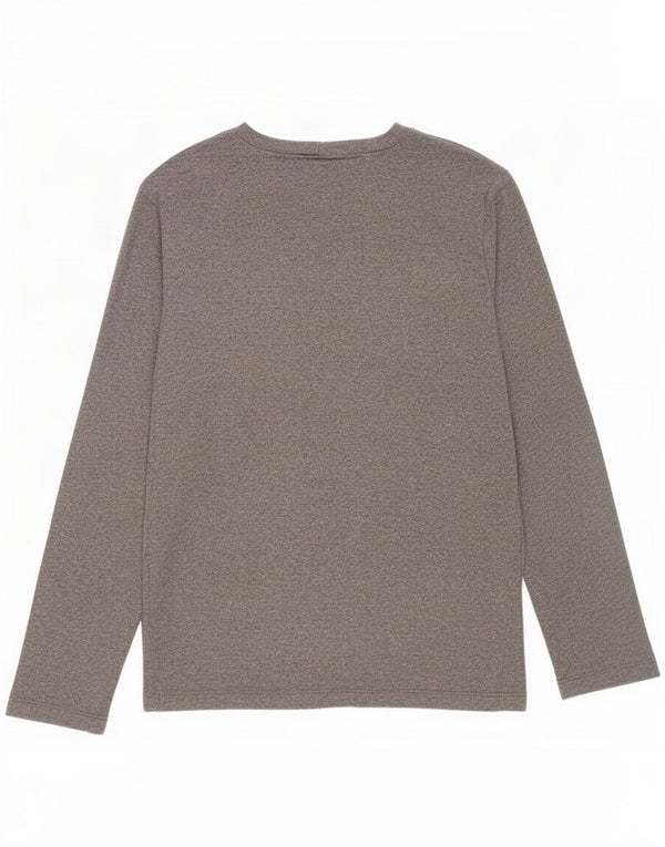 Chłopięcy top z grafiką Benetton Peanuts, z długim rękawem, 10-11 lat, XL, szary, świąteczny