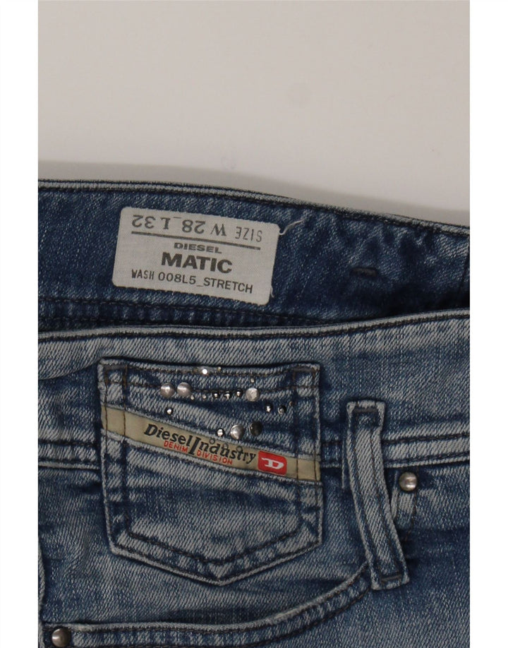 DIESEL Womens Matic Slim Jeans W28 L32 Blue Cotton Vintage Diesel and Second-Hand Diesel from Messina Hembry 