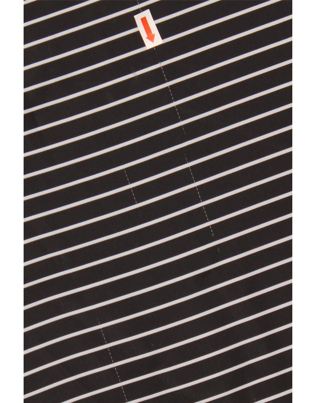 Damska koszulka ADIDAS Crop Oversize Top UK 8 Small Black Pinstripe