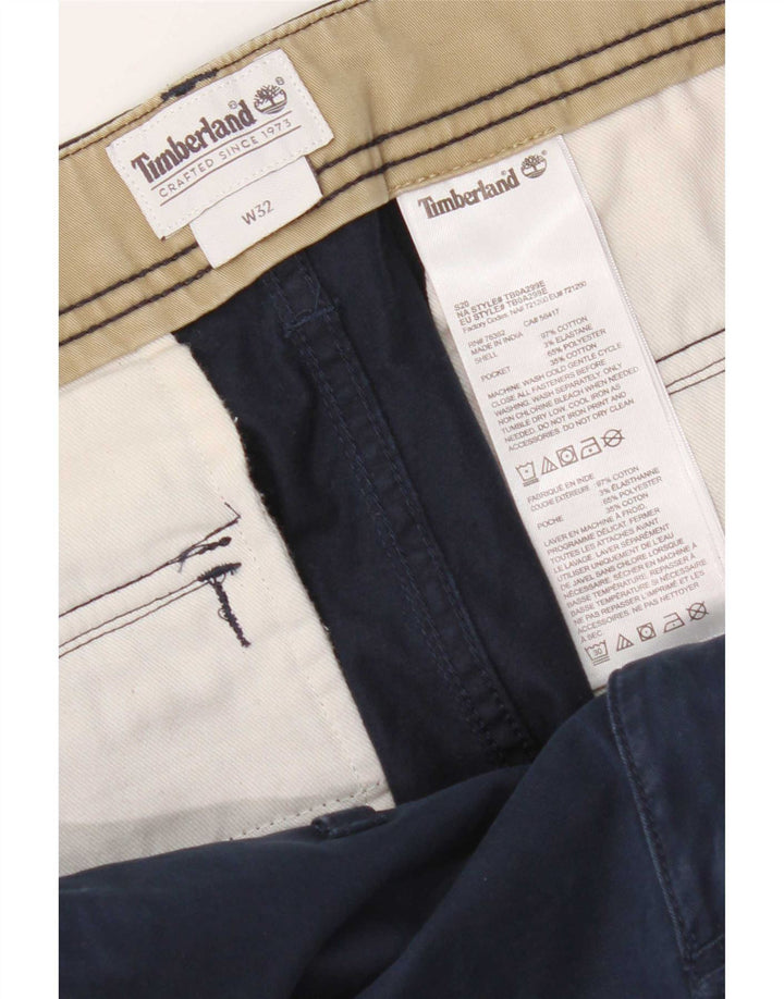 Męskie spodenki cargo Timberland W32 Średni granatowy, bawełniany