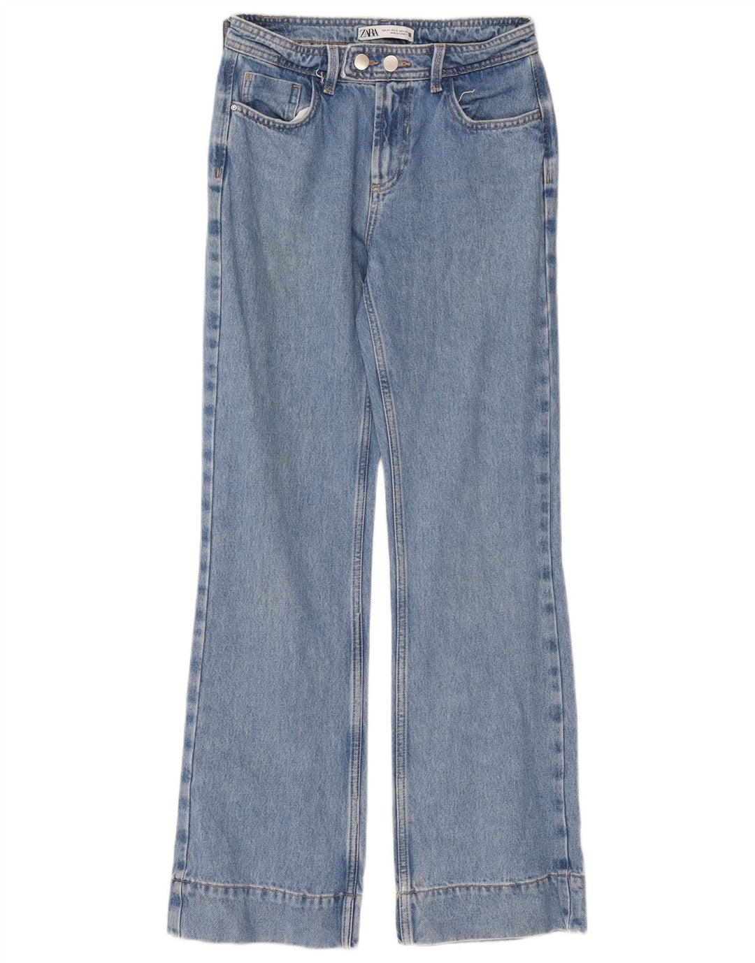 Jeansy damskie Bootcut Zara EU 34 2XS W24 L31 Niebieskie