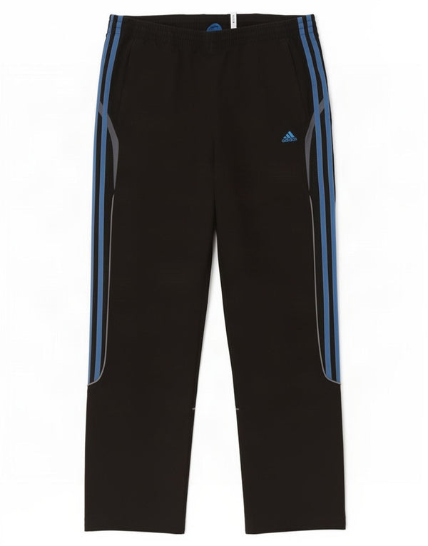 Męskie spodnie dresowe Adidas Climalite, duże, czarne, poliestrowe