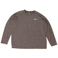 Męska koszulka Nike Dri Fit z długim rękawem XL, szara, nakrapiana