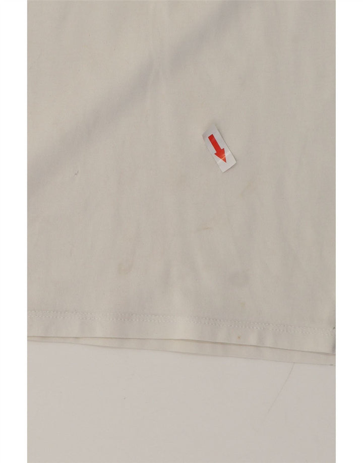 Męski T-shirt z grafiką Jordan, mały, biały, bawełniany