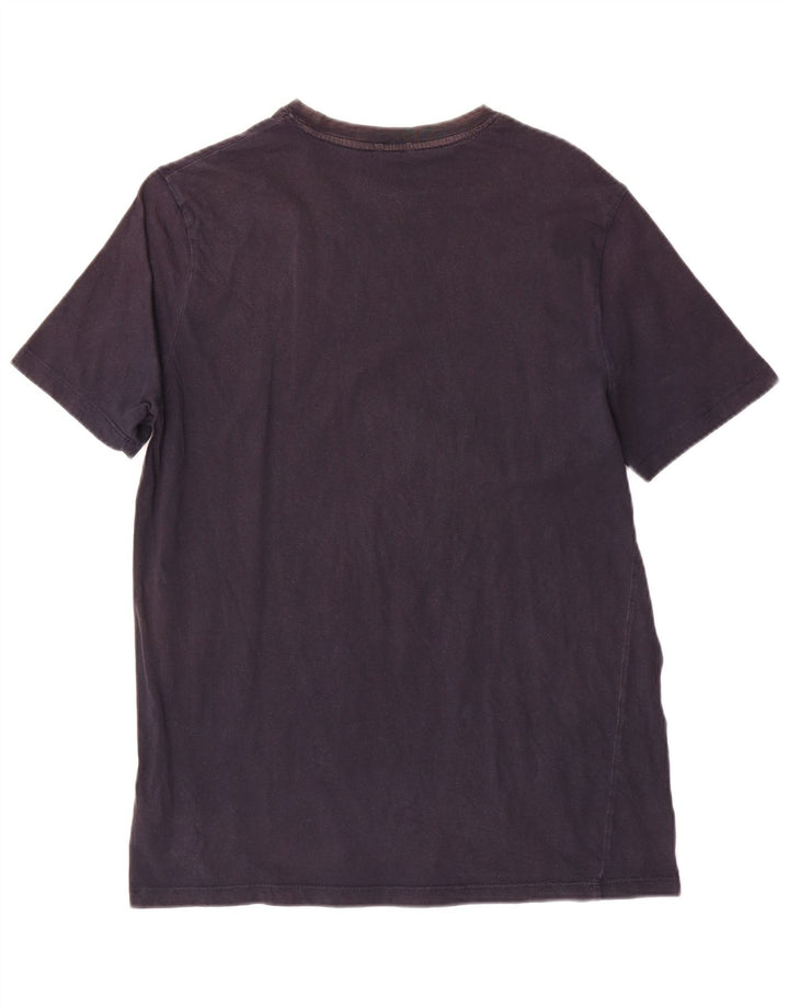 Męski T-shirt Guess Regular Graphic, duży, granatowy, bawełniany