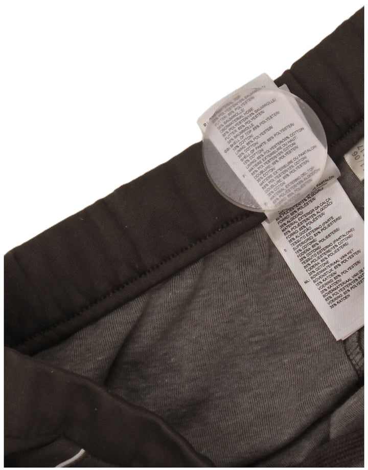 Damskie spodnie dresowe Adidas UK 16, duże, szare, poliestrowe