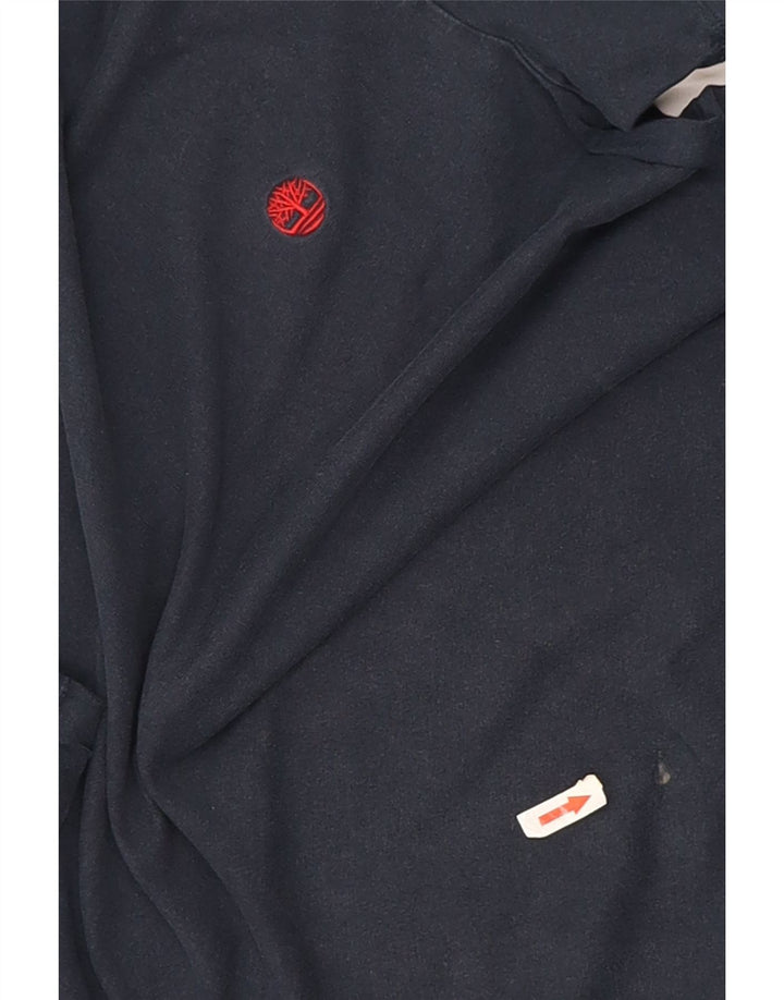 T-shirt męski slim fit Timberland, średni, granatowy, bawełniany