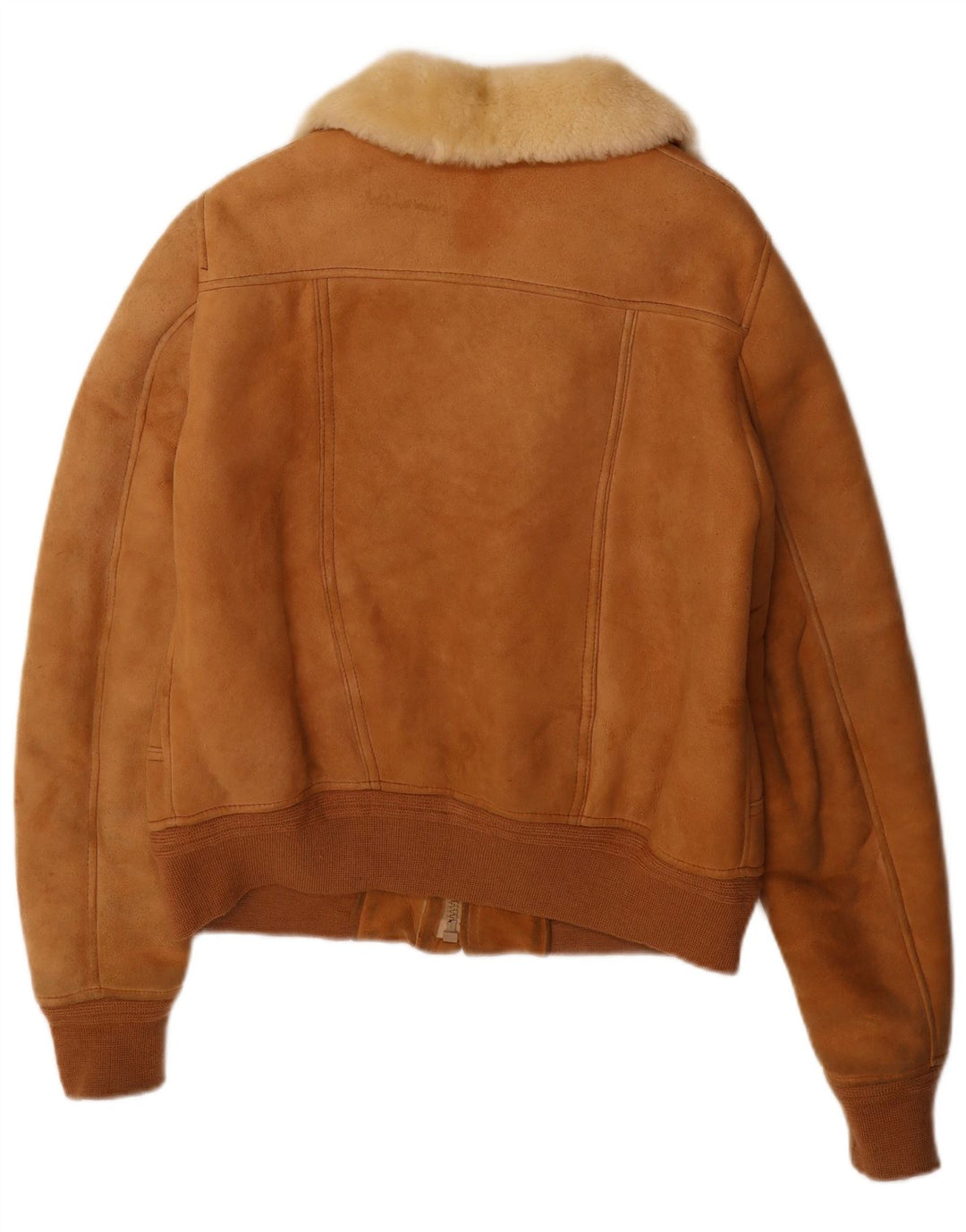 Vintage męska kurtka Shearling UK 36 Small Beige