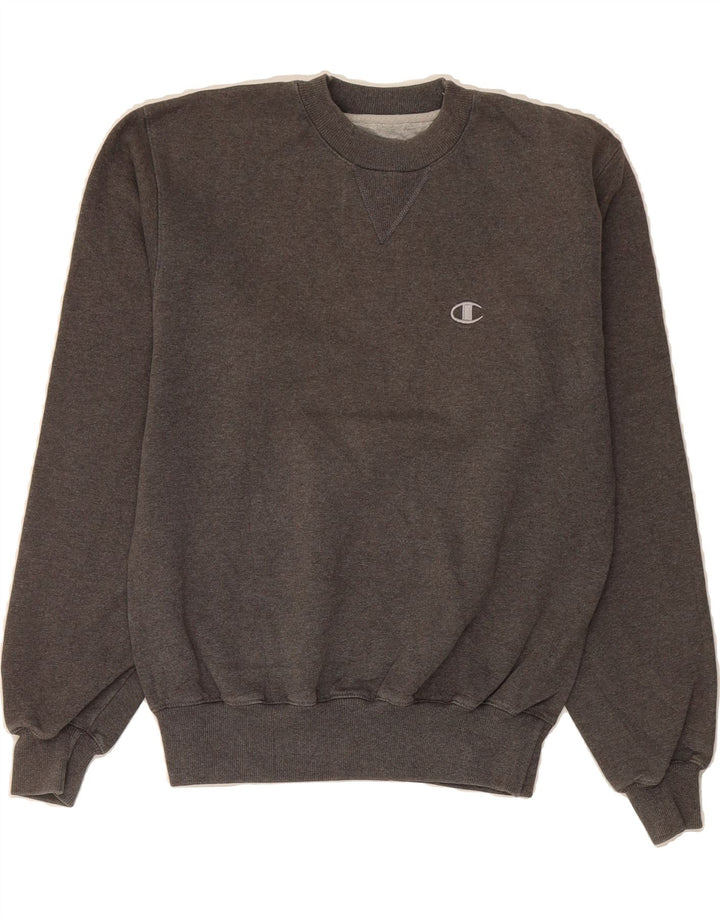 CHAMPION Mens Sweatshirt Jumper Small Grey Cotton Vintage Champion and Second-Hand Champion from Messina Hembry 