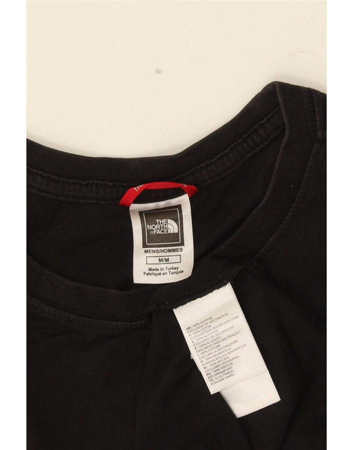 Męski T-shirt z grafiką The North Face, bawełniany, średni czarny