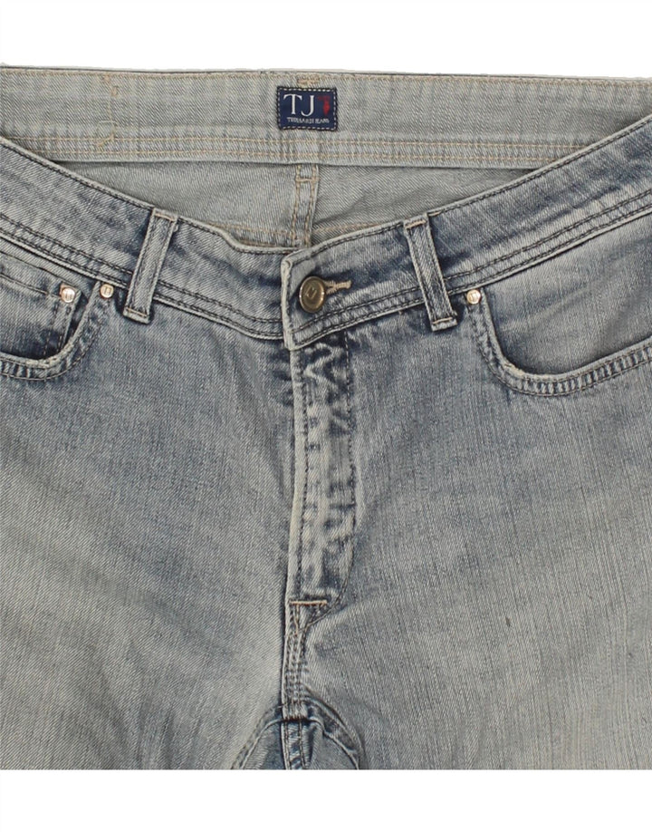 TRUSSARDI Womens Slim Jeans W32 L33 Blue Cotton Vintage Trussardi and Second-Hand Trussardi from Messina Hembry 