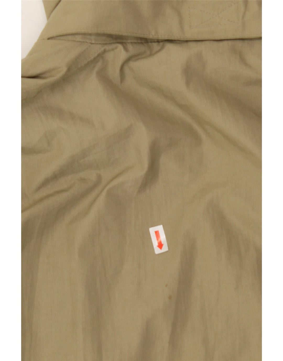 DIADORA Mens Hooded Rain Jacket Small Khaki Polyamide Vintage Diadora and Second-Hand Diadora from Messina Hembry 
