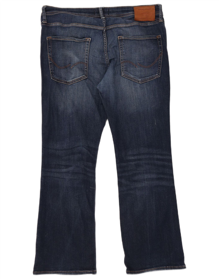 Męskie jeansy Jack & Jones Jake Bootcut W34 L30 Granatowa bawełna